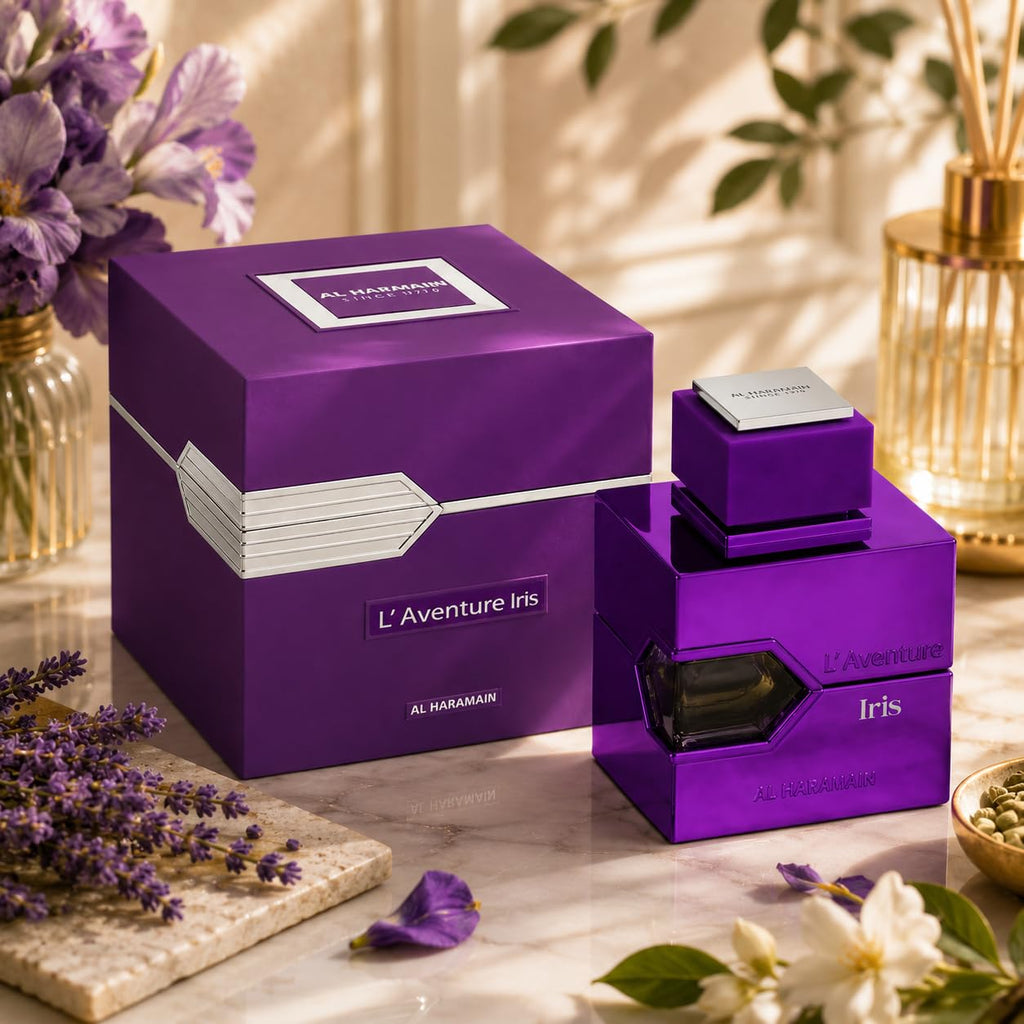 Al Haramain L'Aventure Iris Extrait De Parfum Spray for Women, 3.4 Ounce