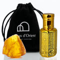 Amber Embrace Perfume Oil 12 mL – Luxurious Oriental Amberwood Patchouli Cedar. Alcohol Free Long Lasting Unisex Oil, Compliment Magnet