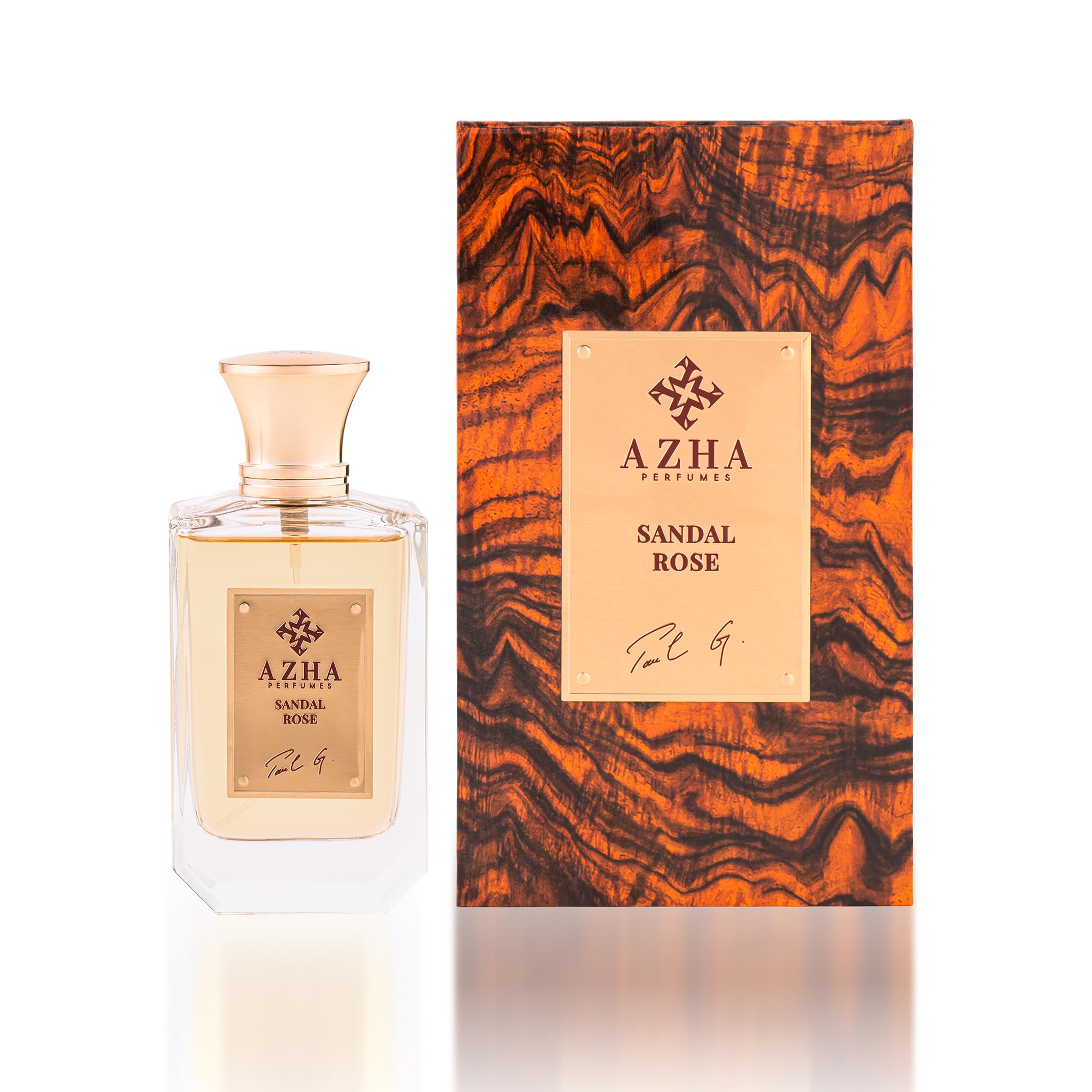 Azha Perfumes Sandal Rose Eau De Parfum For Women Spray 100ML (3.38 OZ) Arabian Perfume For Women Floral Notes Of Pink Pepper & Rose, Long Lasting Perfume For Women, Luxurious Fragrance