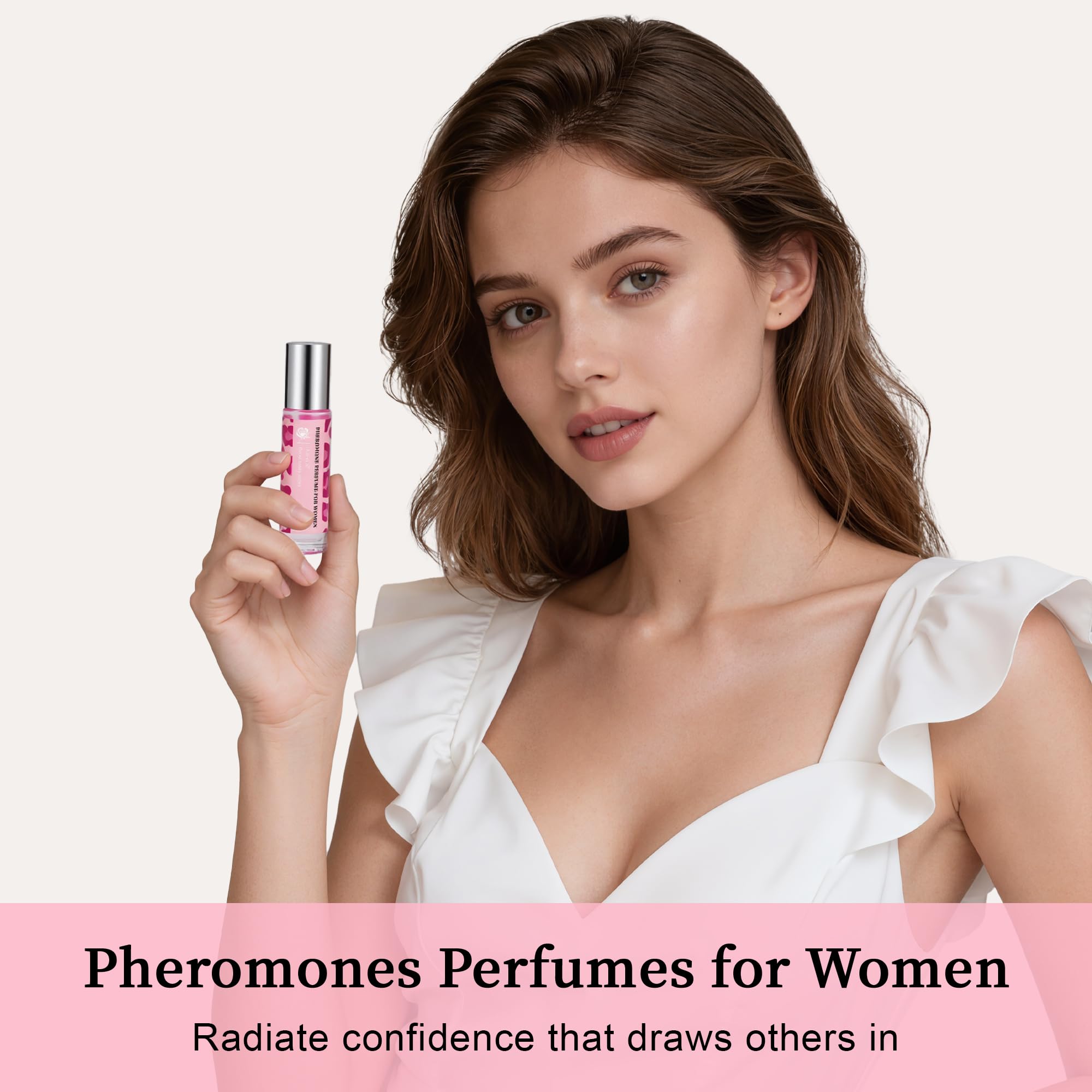 DIBALA Pheromones Perfume for Women | Vanilla Musk Scent, Long Lasting Roll On Perfume Oil 10ml (0.34 fl oz)