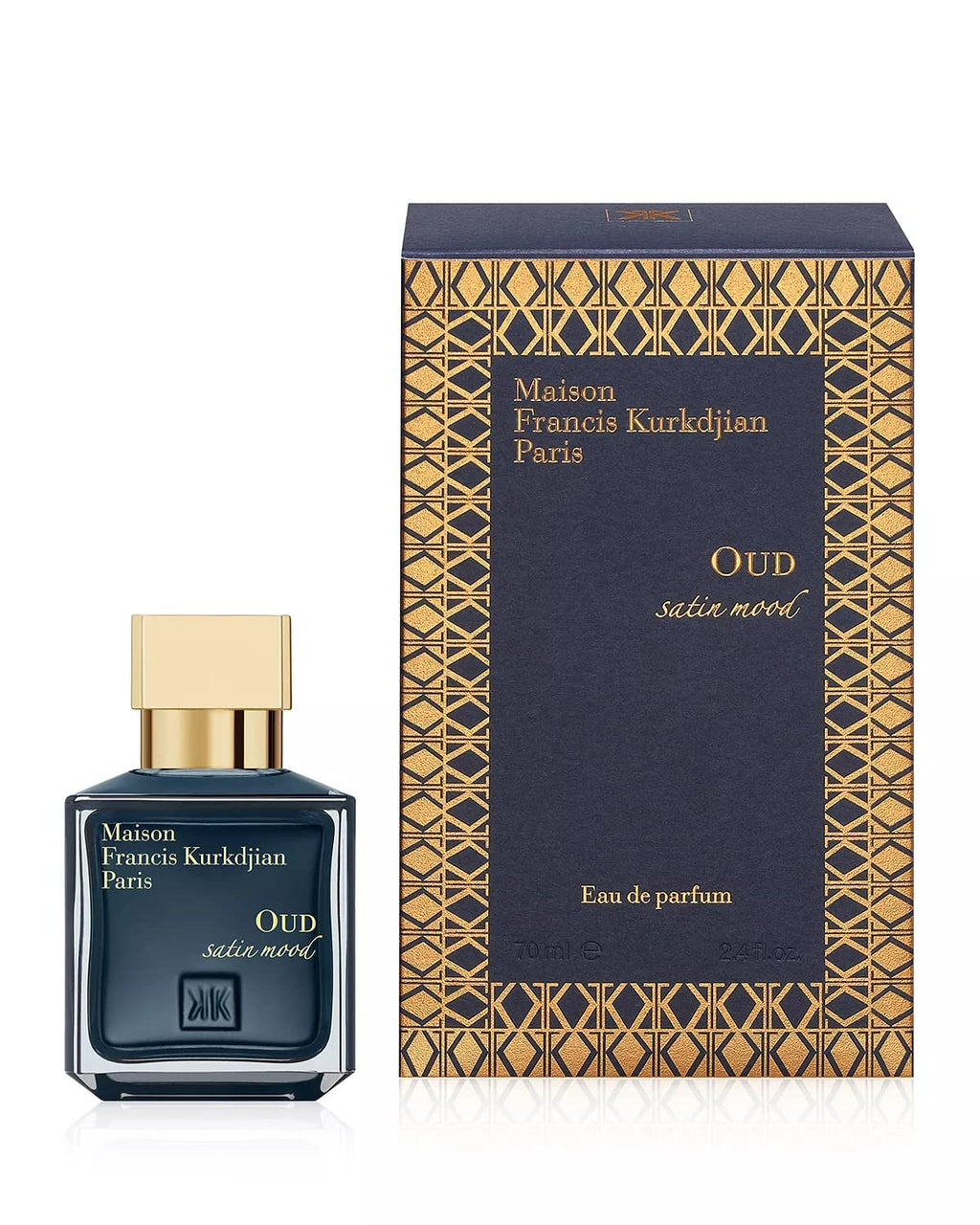 Maison Francis Kurkdjian Oud Satin Mood Eau De Parfum Spray, Vanilla Scented Amber Accord, 2.4 Fl Oz