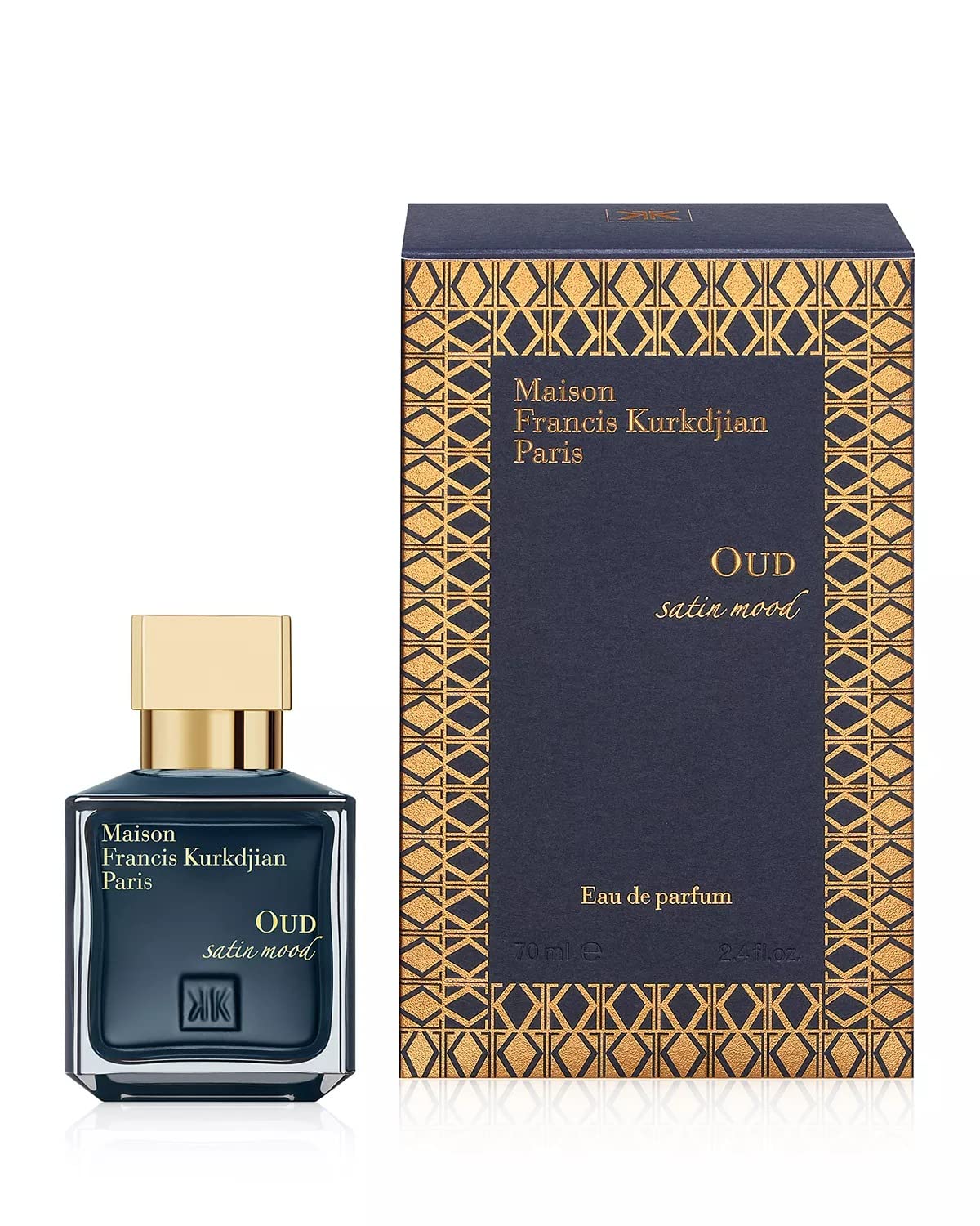 Maison Francis Kurkdjian Oud Satin Mood Eau De Parfum Spray, Vanilla Scented Amber Accord, 2.4 Fl Oz