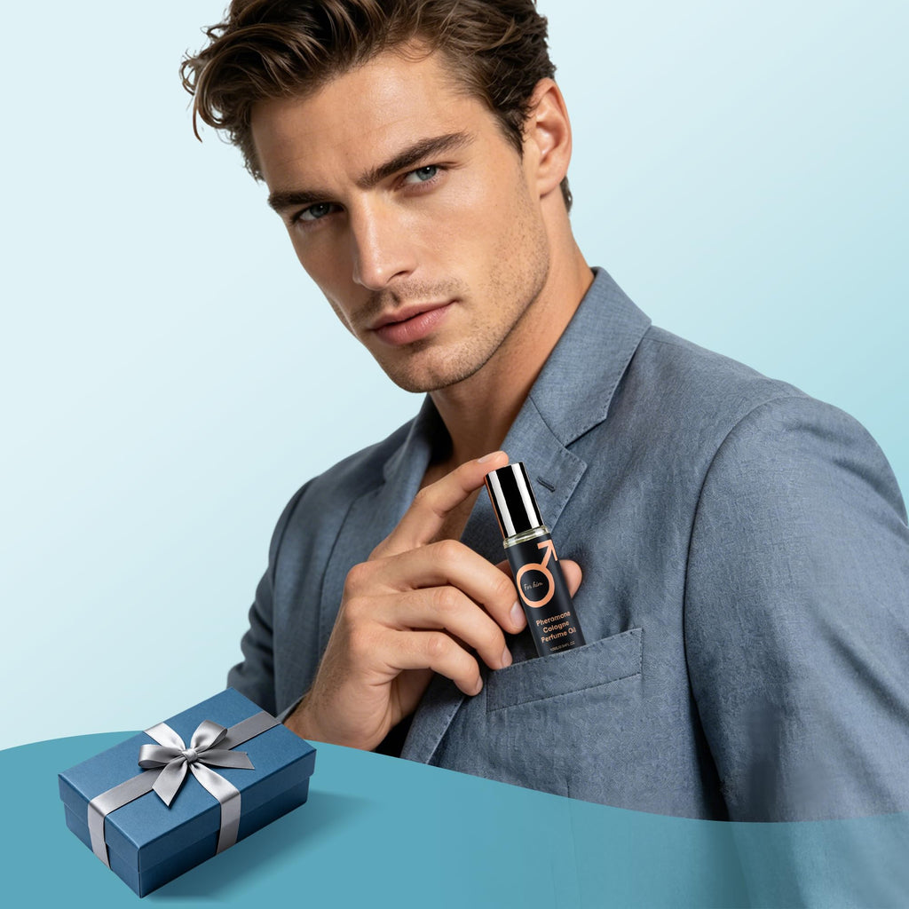 NQJYXZP Pheromones Perfumes for Men, Protable Perfume Male, Roll on Perfume, Long-Lasting Scents Attraction Pheromone Infused Essential Oil Perfume for Men