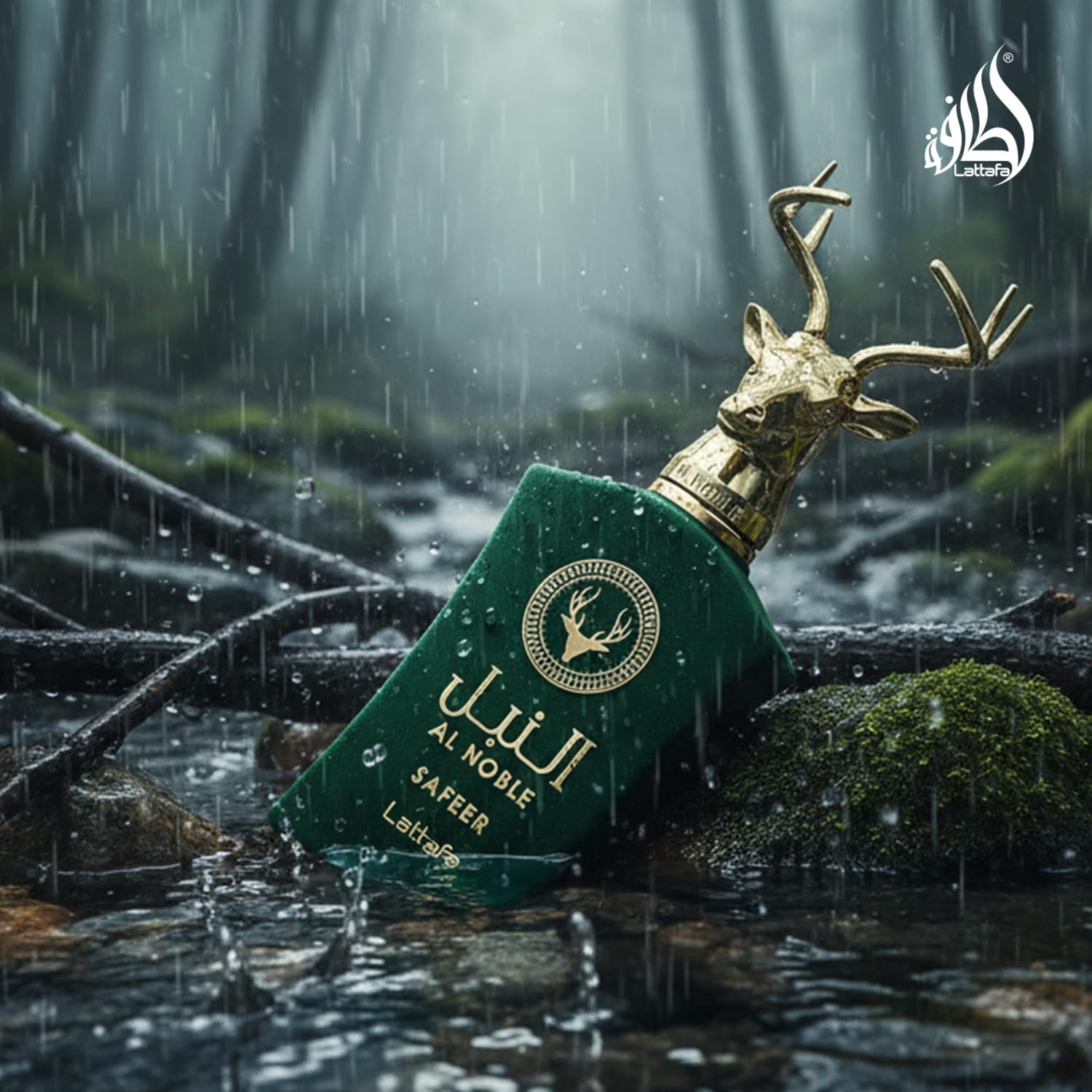 Lattafa Al Noble Safeer Eau de Parfum Spray for Unisex, 3.4 Ounce