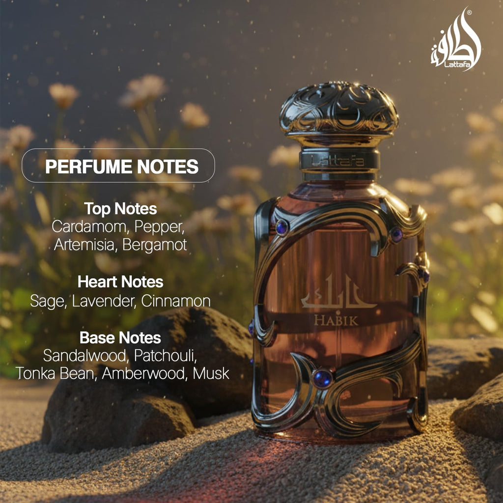 Magnetic Pull – Lattafa Habik Woody Aromatic EDP 3.4oz