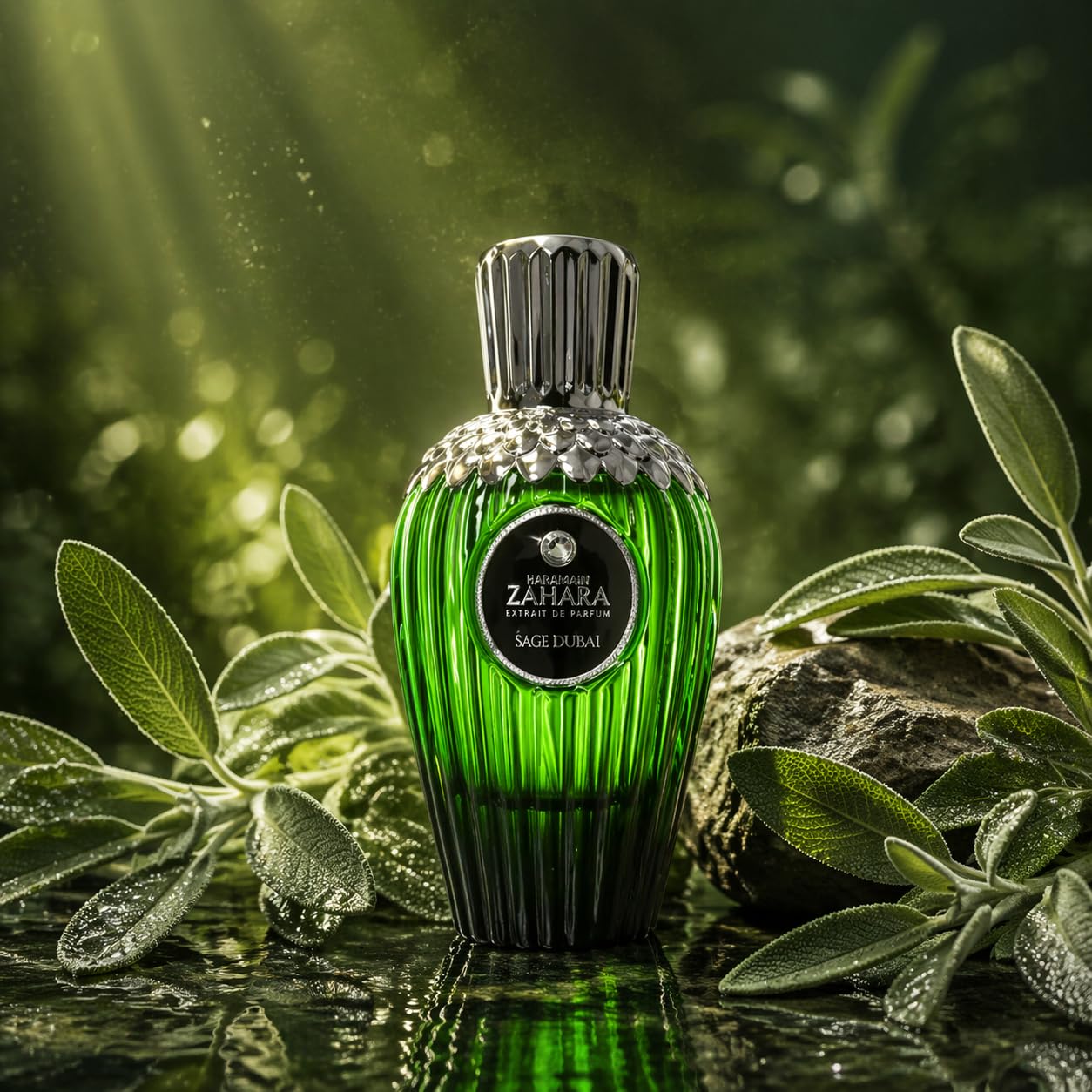 Zahara Sage Dubai by Al Haramain for Unisex - 3.4 oz Extrait De Parfum Spray