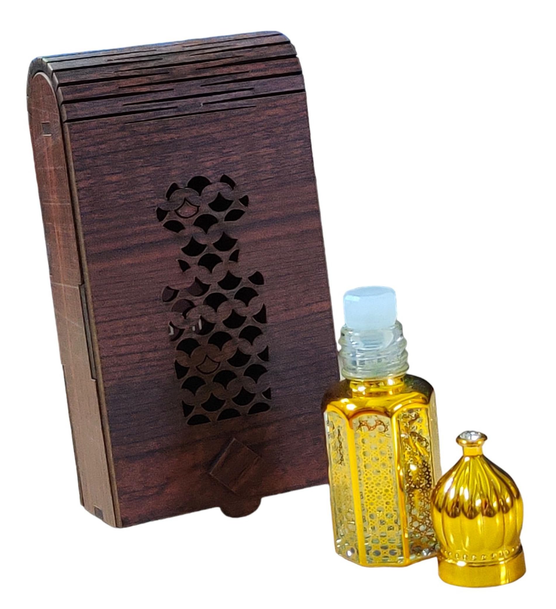 Levenmooi ARABIAN ROSE 12ml Attar Suitable for Daily uses, Occasions & parties long lasting Fragrance roll on Perfume Oil Leak proof available in travel size for unisex with elegant wooden box