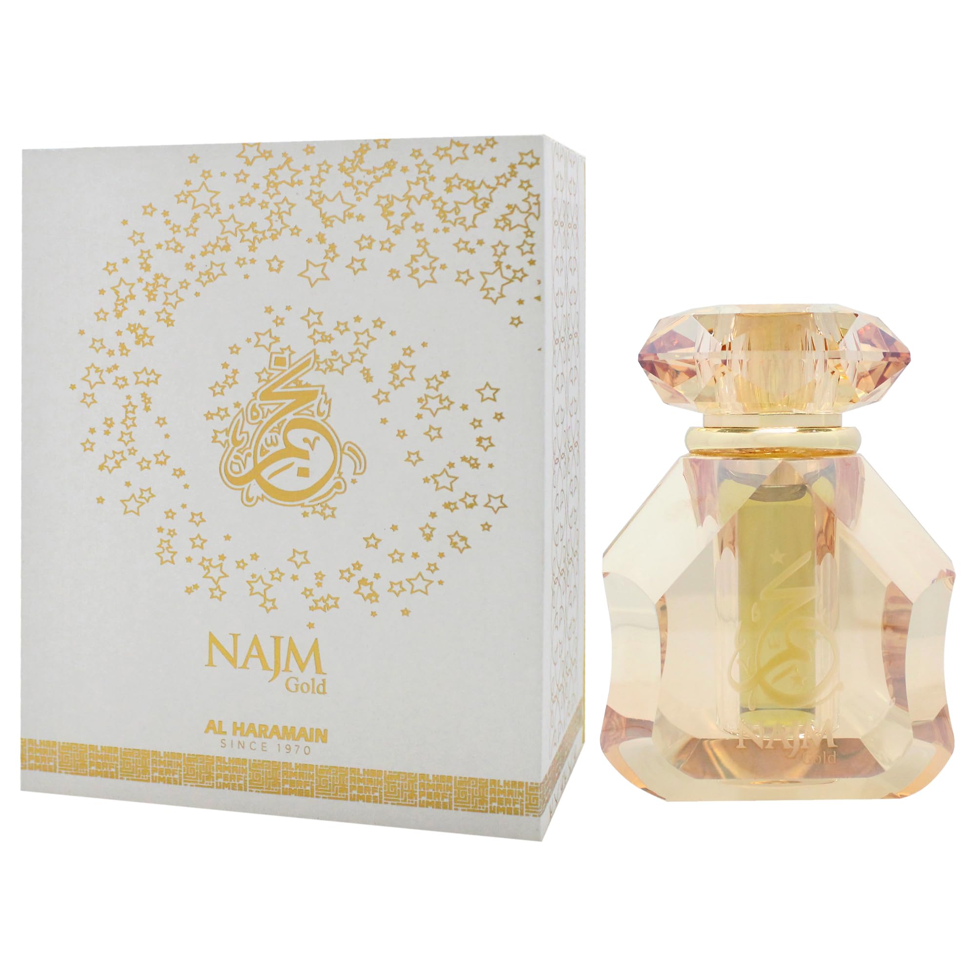Najm Gold by Al Haramain for Unisex - 0.6 oz Perfume Oil