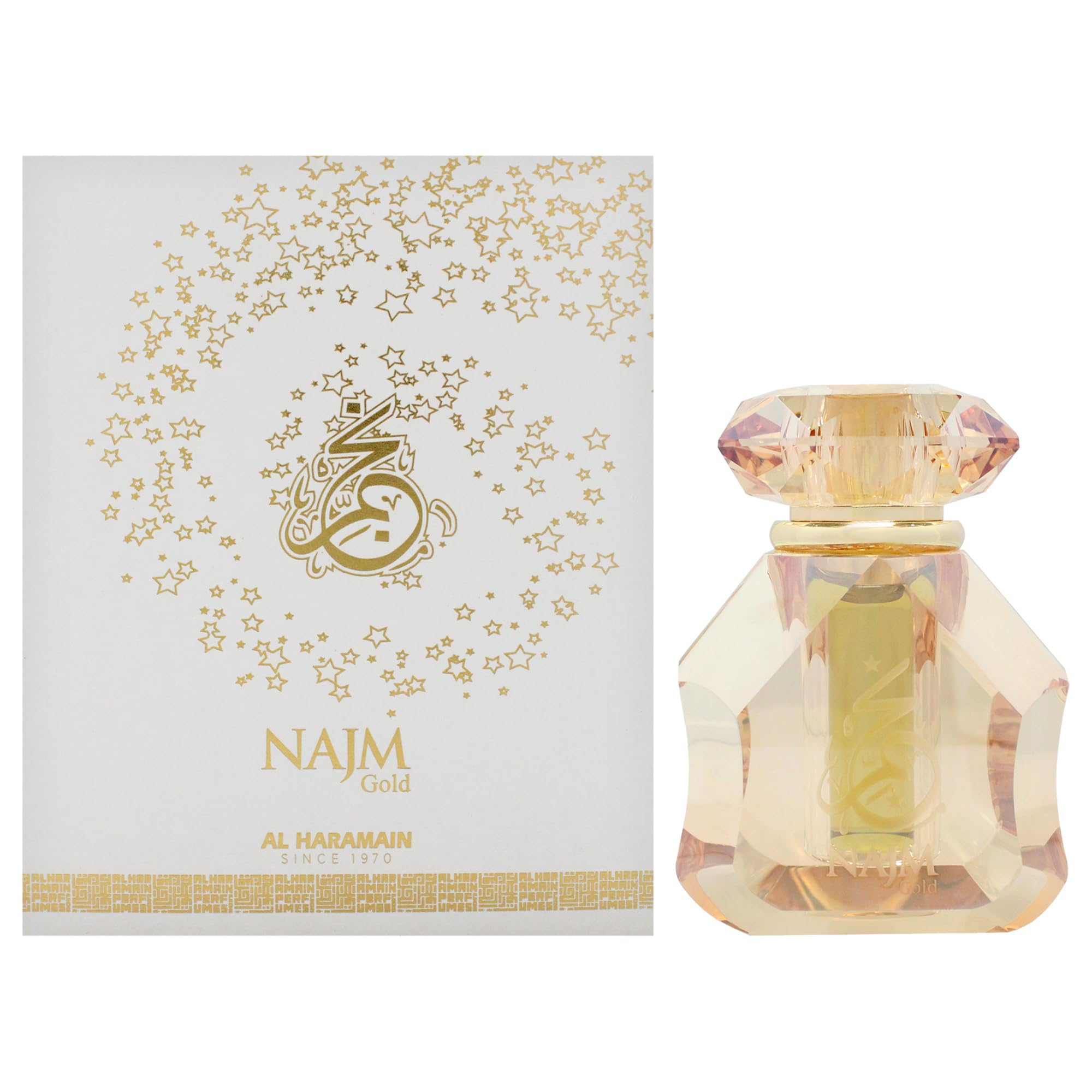 Najm Gold by Al Haramain for Unisex - 0.6 oz Perfume Oil