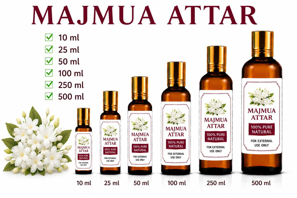 Ganesha Arts Majmua Attar Perfume Oil | Premium Alcohol Free Fragrance, 25 ML