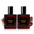 2 Pack Roll On Perfume Oil Pheromones Perfumes for Women, 0.34FL OZ/10ML Travel Size, Essential Oil Fragrance, Santal Luxe Scents Long Lasting Eau De Parfum, Made in USA