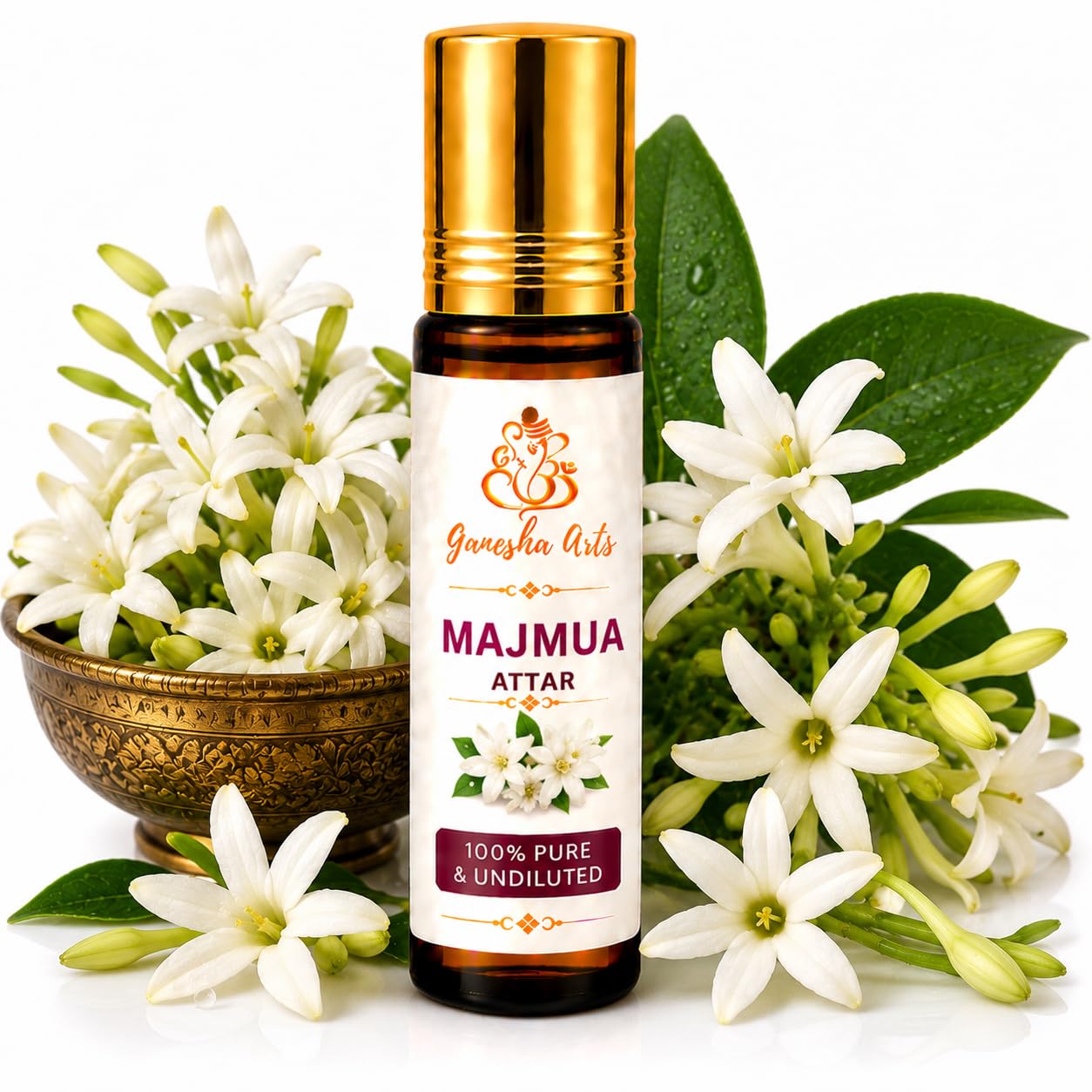 Ganesha Arts Majmua Attar Perfume Oil | Premium Alcohol Free Fragrance, 25 ML