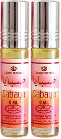 Al-Rehab Sabaya Concentrated Perfume Rollerball 6 ML/0.20 (Unisex) (Pack of 2)