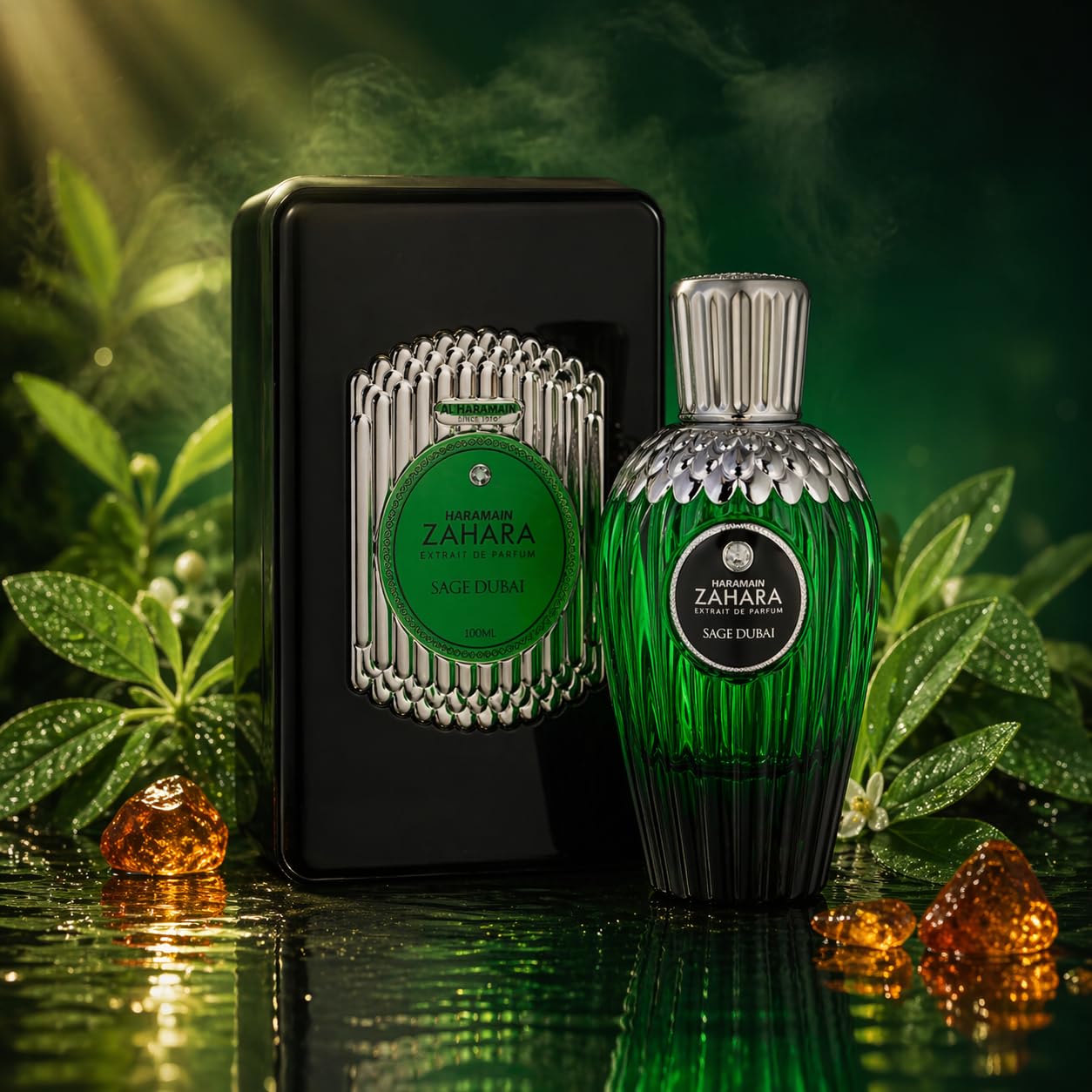 Zahara Sage Dubai by Al Haramain for Unisex - 3.4 oz Extrait De Parfum Spray