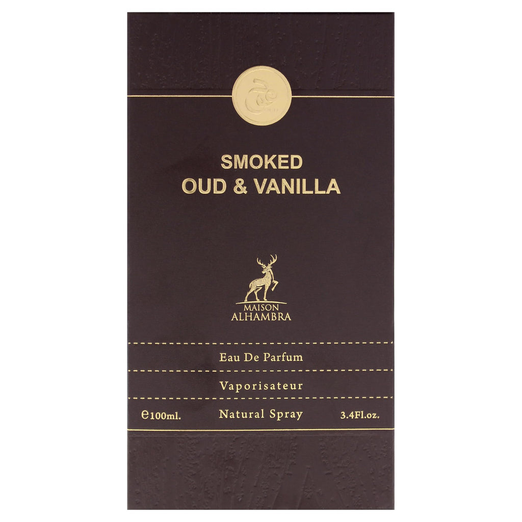 Smoked Oud And Vanilla by Maison Alhambra for Men - 3.4 oz EDP Spray
