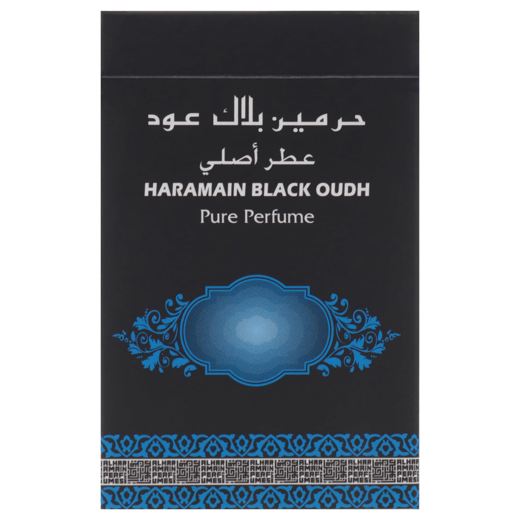 HARAMAIN BLACK OUDH 15ML CONCENTRATED PURE PERFUME ROLL-ON (ATTAR) MADE IN UAE