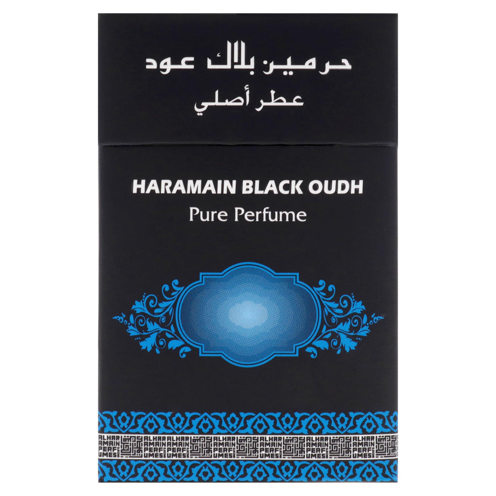 HARAMAIN BLACK OUDH 15ML CONCENTRATED PURE PERFUME ROLL-ON (ATTAR) MADE IN UAE
