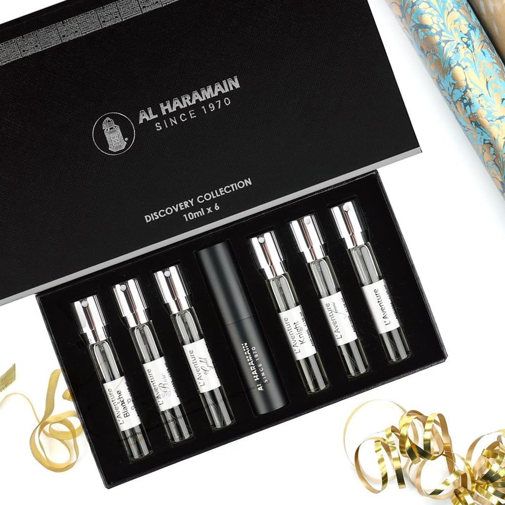 Discovery Collection - Laventure by Al Haramain for Unisex Adult - 6 Pc Mini Gift Set 0.33oz LAventure EDP Spray (Mini), Perfume Atomiser