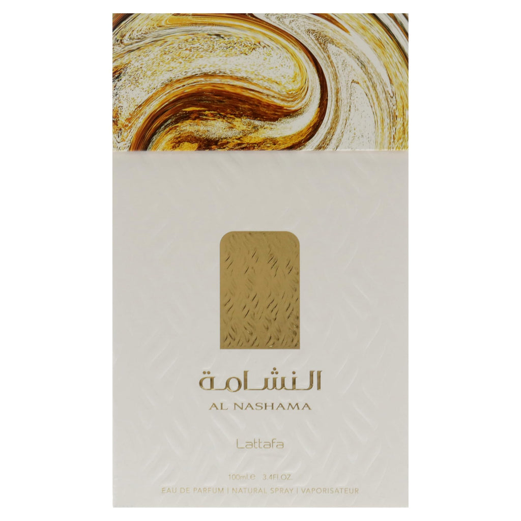 Lattafa Al Nashama – Spicy, Fruity, Woody, Amber – Eau de Parfum Spray Long-Lasting Fragrance for Unisex, 3.4 Ounce / 100 ml