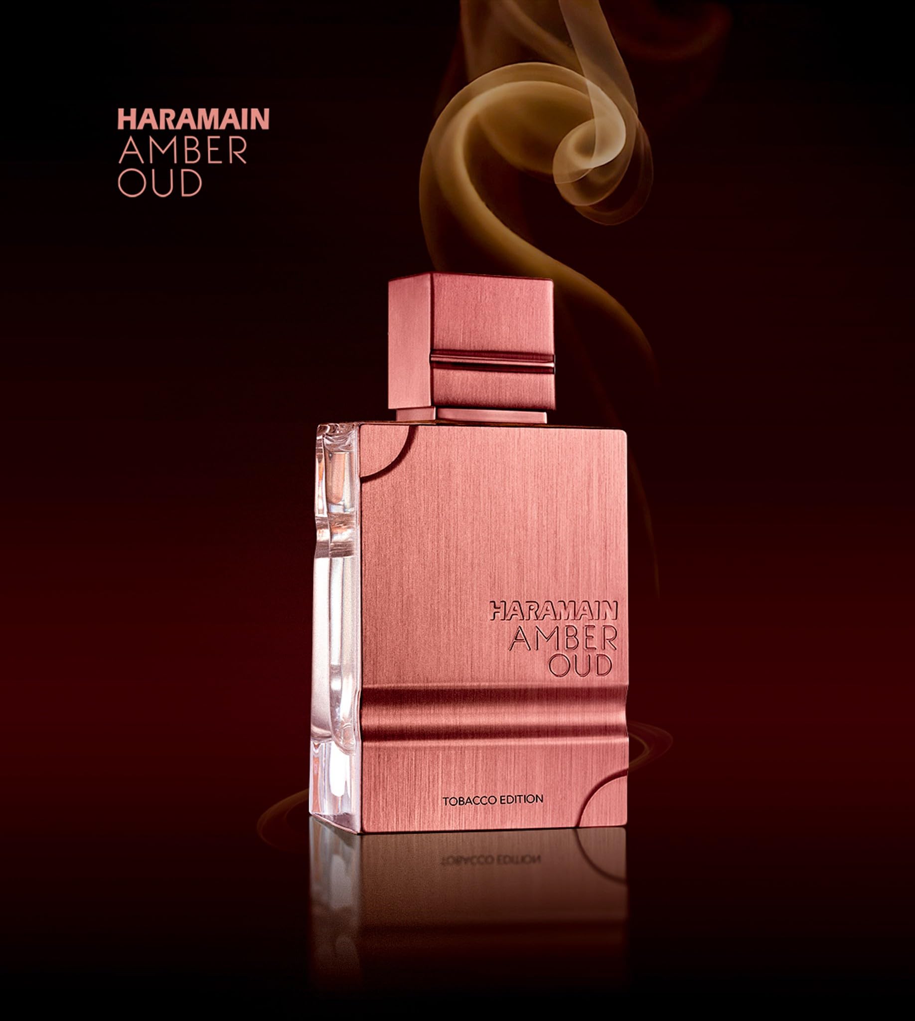 Al Haramain Amber Oud Tobacco Edition for Unisex - Arabian Perfume for Women & Men - Long Lasting Fragrance with Notes of Tobacco Leaf, Cinnamon, Vanilla, Dried Fruit - Arabic Cologne - 2 oz EDP Spray