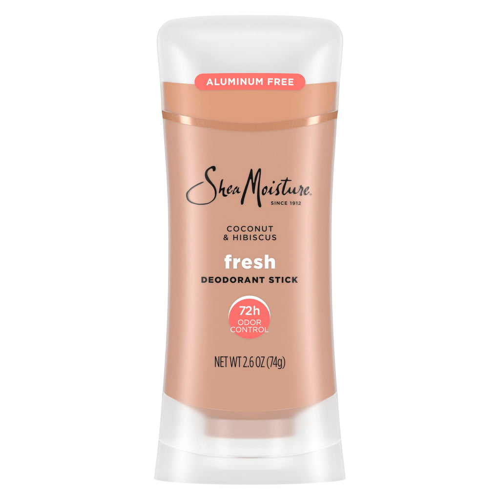 SheaMoisture Deodorant Stick 72h Odor Control Coconut & Hibiscus Fresh Aluminum Free 2.6 oz