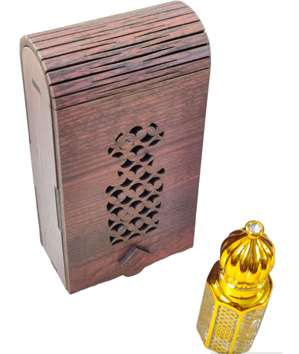Levenmooi ARABIAN ROSE 12ml Attar Suitable for Daily uses, Occasions & parties long lasting Fragrance roll on Perfume Oil Leak proof available in travel size for unisex with elegant wooden box