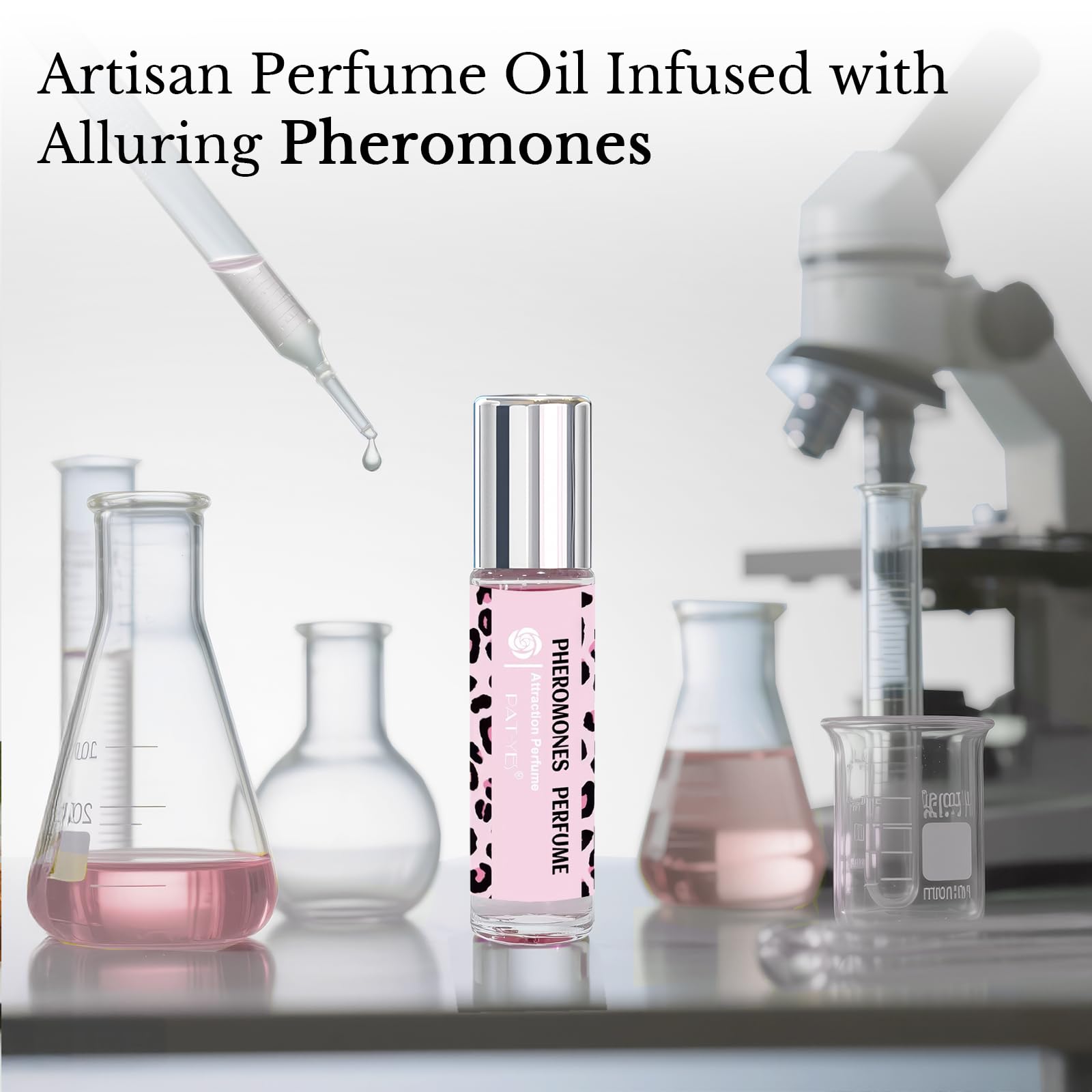 PAT-YES Pheromones Perfumes for Women,Long Lasting Roll on Perfume Oil 0.34 fl.oz (10ml)