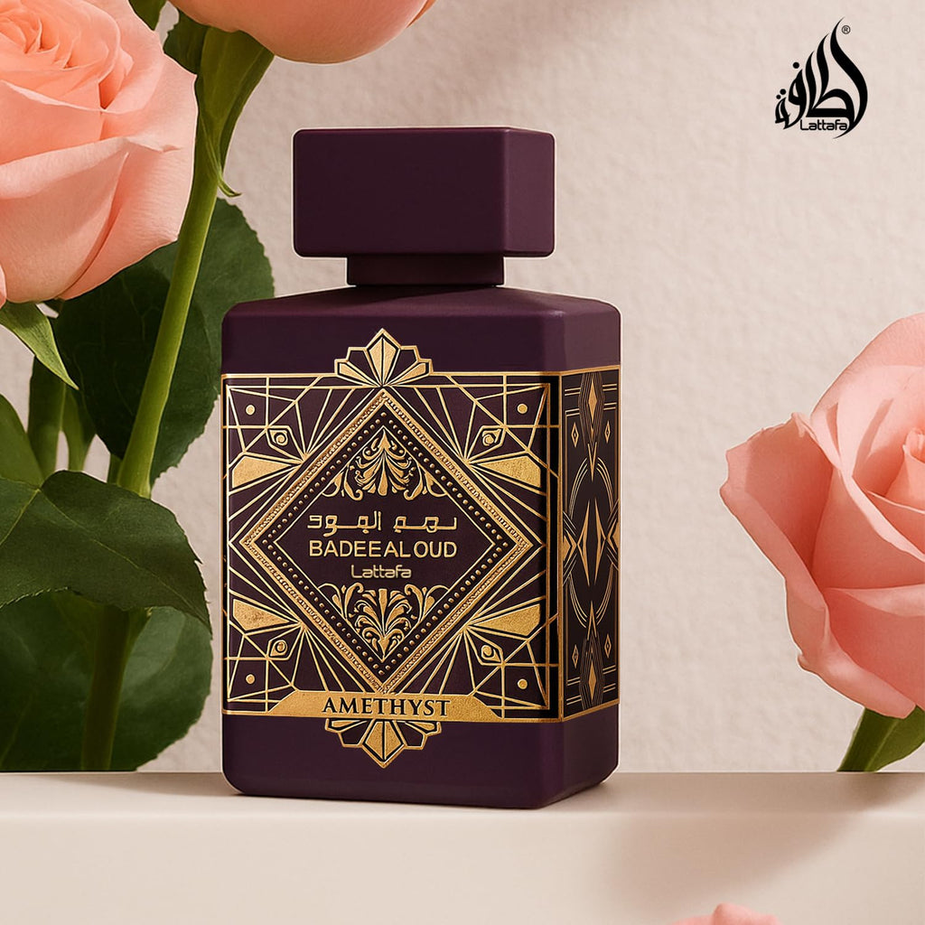 Amethyst Oud – Lattafa Bade'e Al Oud EDP 3.4oz