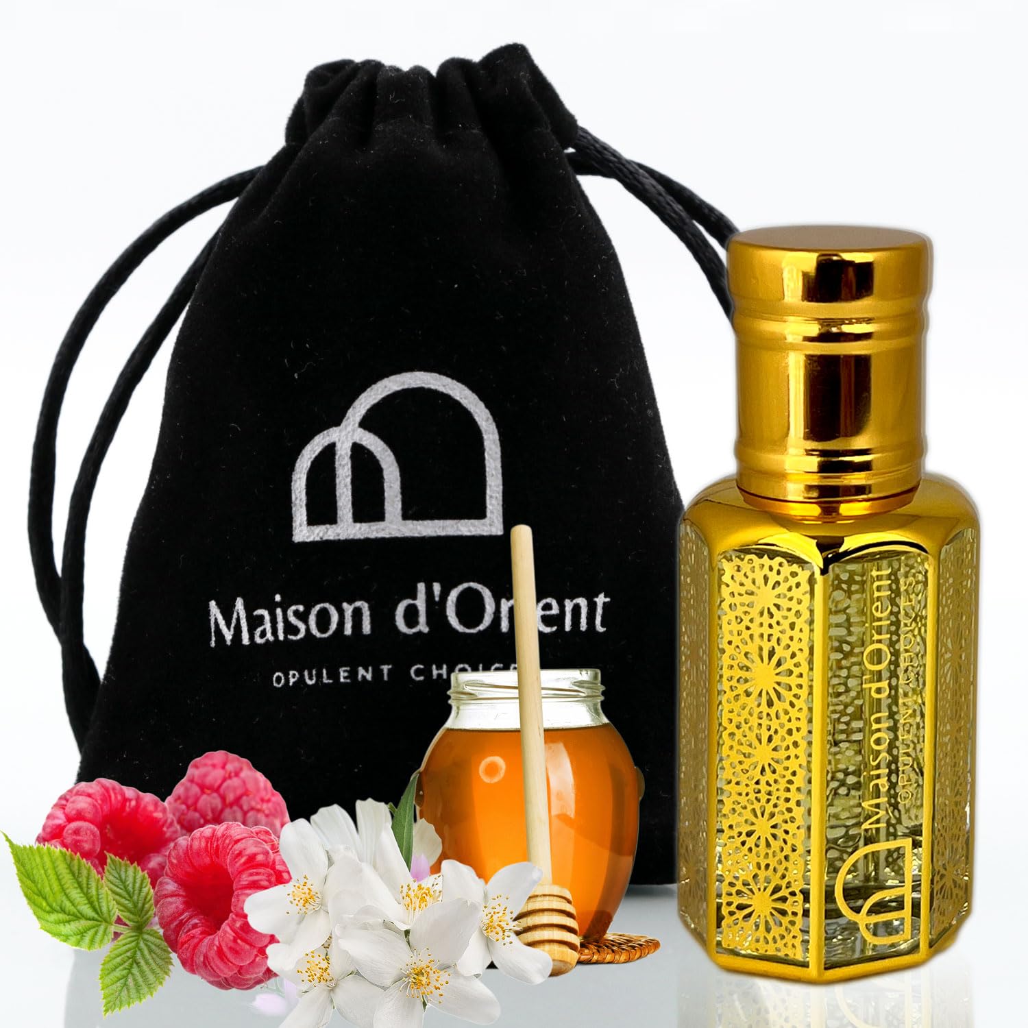 Signora Milione Perfume Oil 12 mL – Bold Fruity Floral with Raspberry Jasmine and Honey. Alcohol Free Long Lasting Oil, Compliment Magnet
