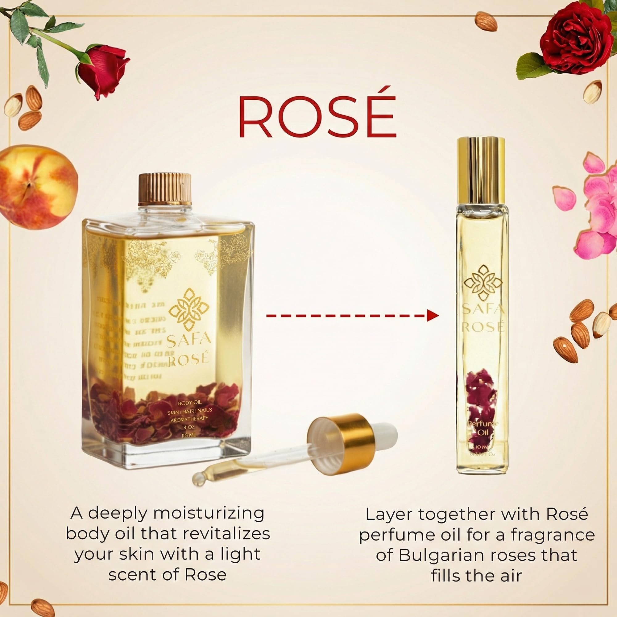 Bulgarian Rose – SAFA Organic Perfume Roller 10ml
