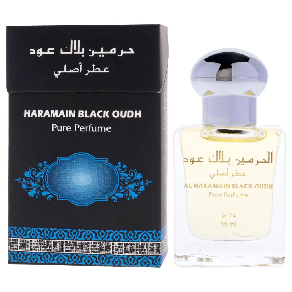 HARAMAIN BLACK OUDH 15ML CONCENTRATED PURE PERFUME ROLL-ON (ATTAR) MADE IN UAE