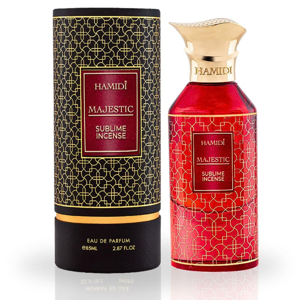 Hamidi MAJESTIC SUBLIME INCENSE Arabian Perfumes for Women & Men, Long Lasting Perfume Spray 85ML (2.8 OZ), Unisex Perfume, A Refreshing And Exquisite Aroma, Eau De Parfum