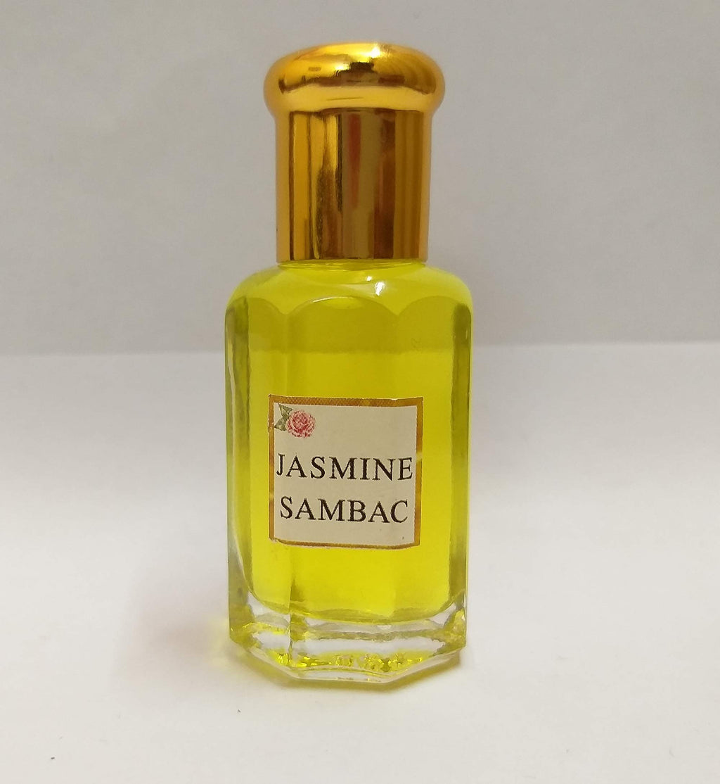 Dimraj Creations Jasmine Jasmine Sambac Attar - Ittar Concentrated Perfume Oil 10ml Jasmine Fragrance and Beautiful Floral Aroma