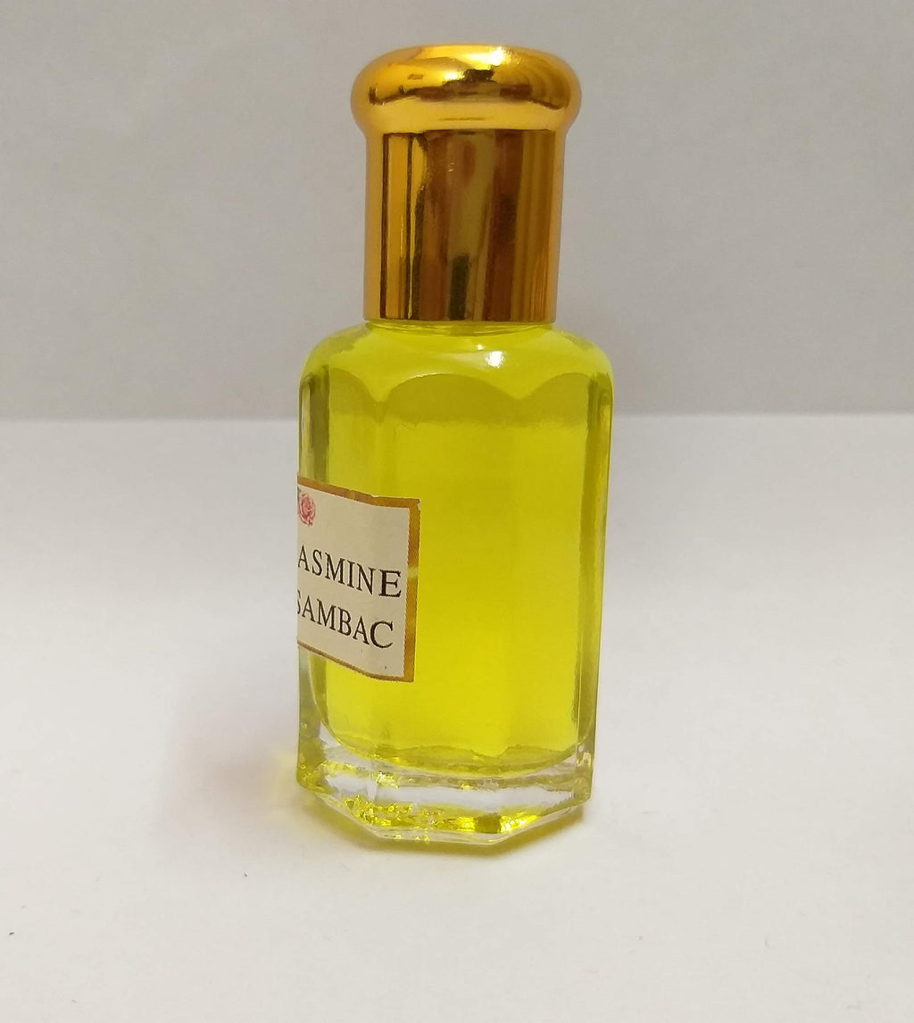 Dimraj Creations Jasmine Jasmine Sambac Attar - Ittar Concentrated Perfume Oil 10ml Jasmine Fragrance and Beautiful Floral Aroma