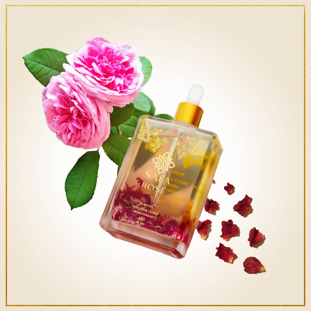 Rosé Glow – SAFA Organic Multi-Use Body Oil 4oz