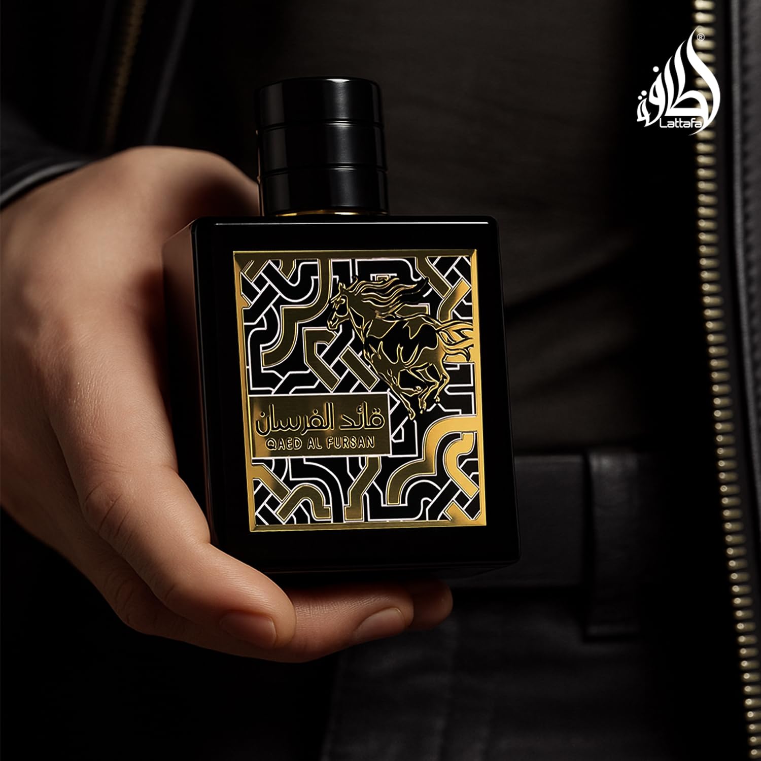 Lattafa Qaed Al Fursan for Men Eau de Parfum Spray, 3.04 Ounce