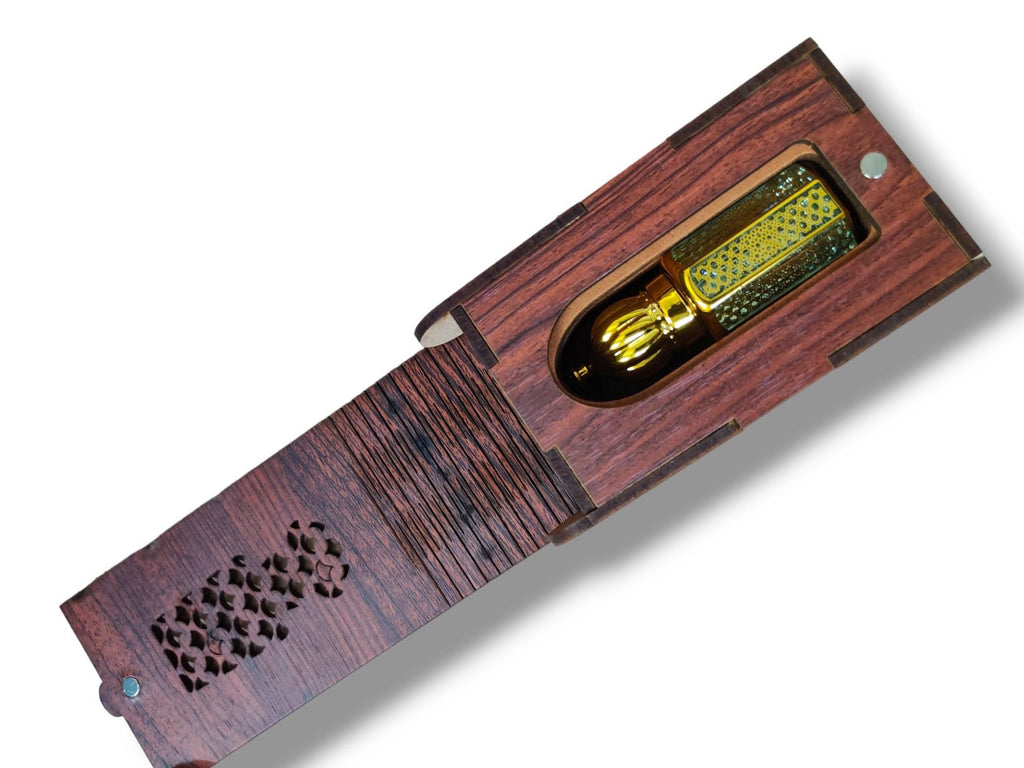 Levenmooi ARABIAN ROSE 12ml Attar Suitable for Daily uses, Occasions & parties long lasting Fragrance roll on Perfume Oil Leak proof available in travel size for unisex with elegant wooden box