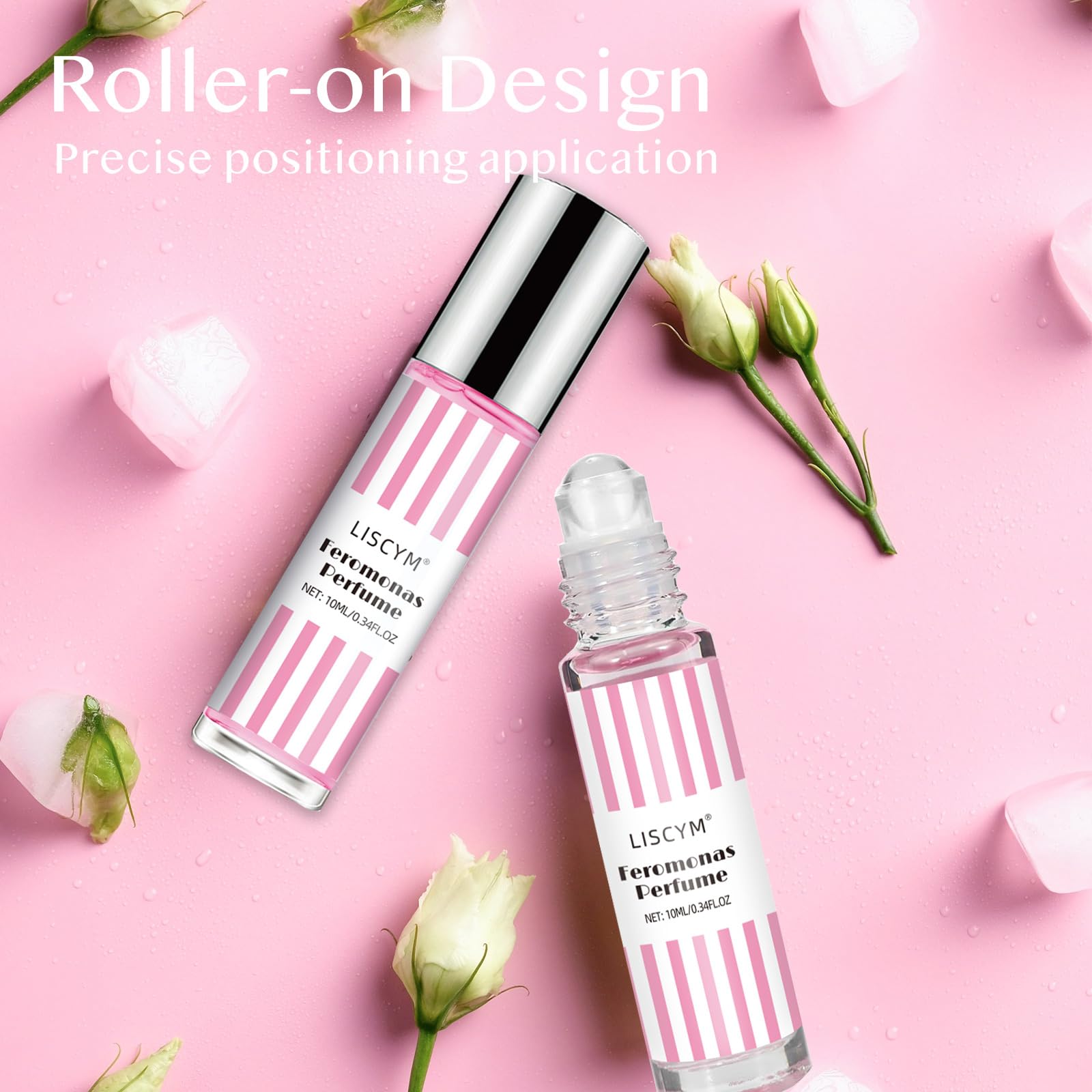 Liscym Pheromone Perfume for Women – Vanilla Caramel Sweet Roll-On Oil, Long Lasting, 10ml