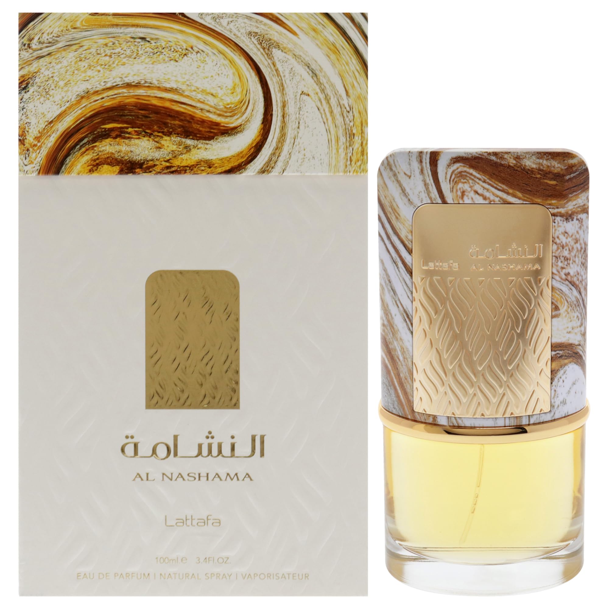 Lattafa Al Nashama – Spicy, Fruity, Woody, Amber – Eau de Parfum Spray Long-Lasting Fragrance for Unisex, 3.4 Ounce / 100 ml