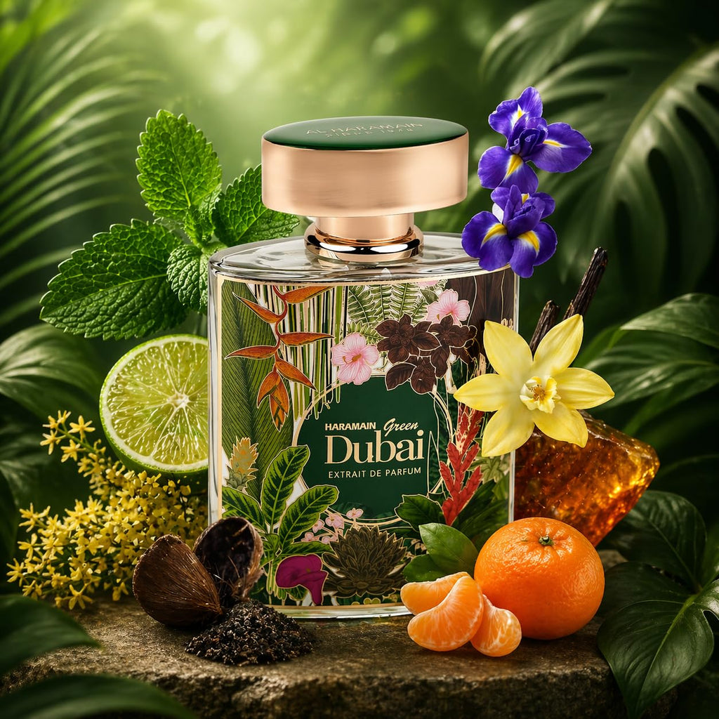 Green Dubai by Al Haramain for Unisex - 3.33 oz Extrait De Parfum Spray
