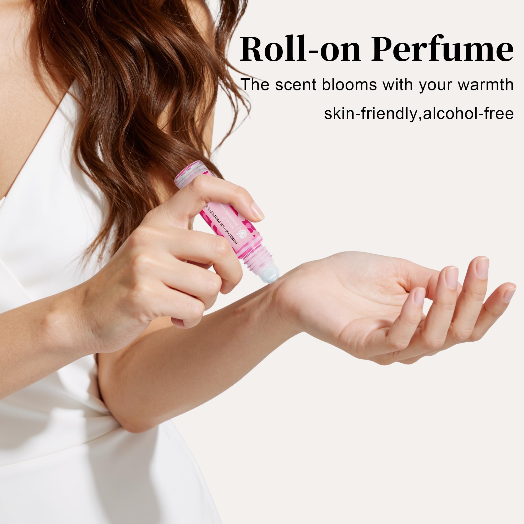 DIBALA Pheromones Perfume for Women | Vanilla Musk Scent, Long Lasting Roll On Perfume Oil 10ml (0.34 fl oz)