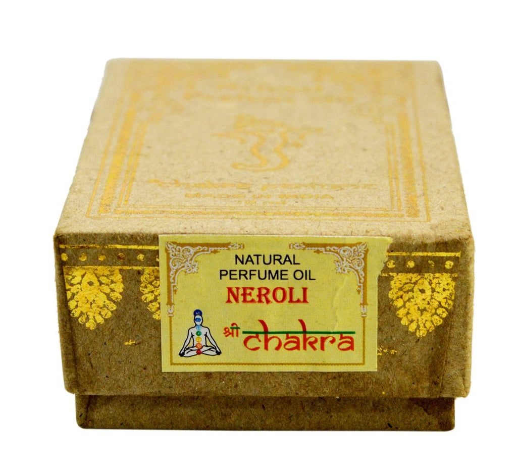 Chakra Neroli Natural Perfume Oil - 10 ml - Roll on Bottle