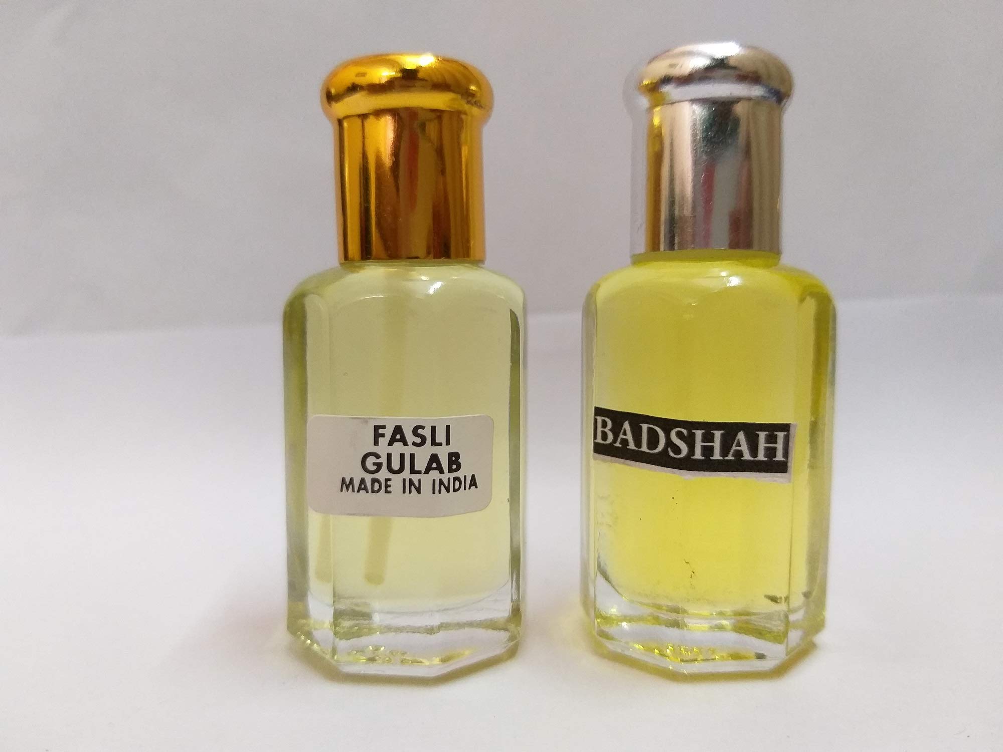 Dimraj Creations Rose, Gulab Fasli and Badshah Attar/Ittar Concentrated Perfume Oil - 10+10 ml Rose Fragrance Combo Aroma