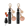 PUREAMOR Pheromone Perfume for Women, Amber Noir 2-Pack Keychain Perfume – Bold Gourmand Scent with Coffee, Vanilla & Jasmine, Long Lasting Extrait de Parfum, 0.07 oz / 2 ml Each