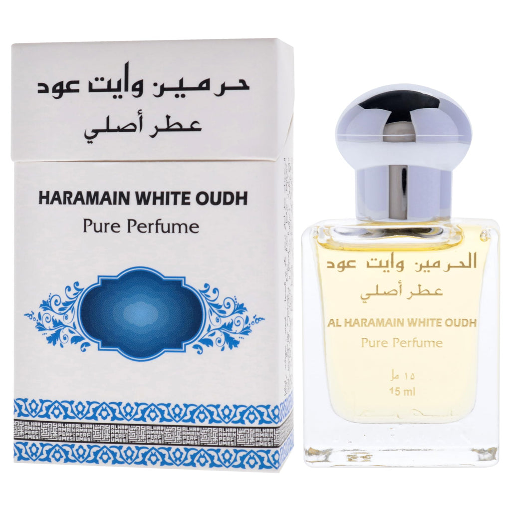White Oudh by Al Haramain for Unisex Adult - 0.5 oz Parfum Oil Rollerball
