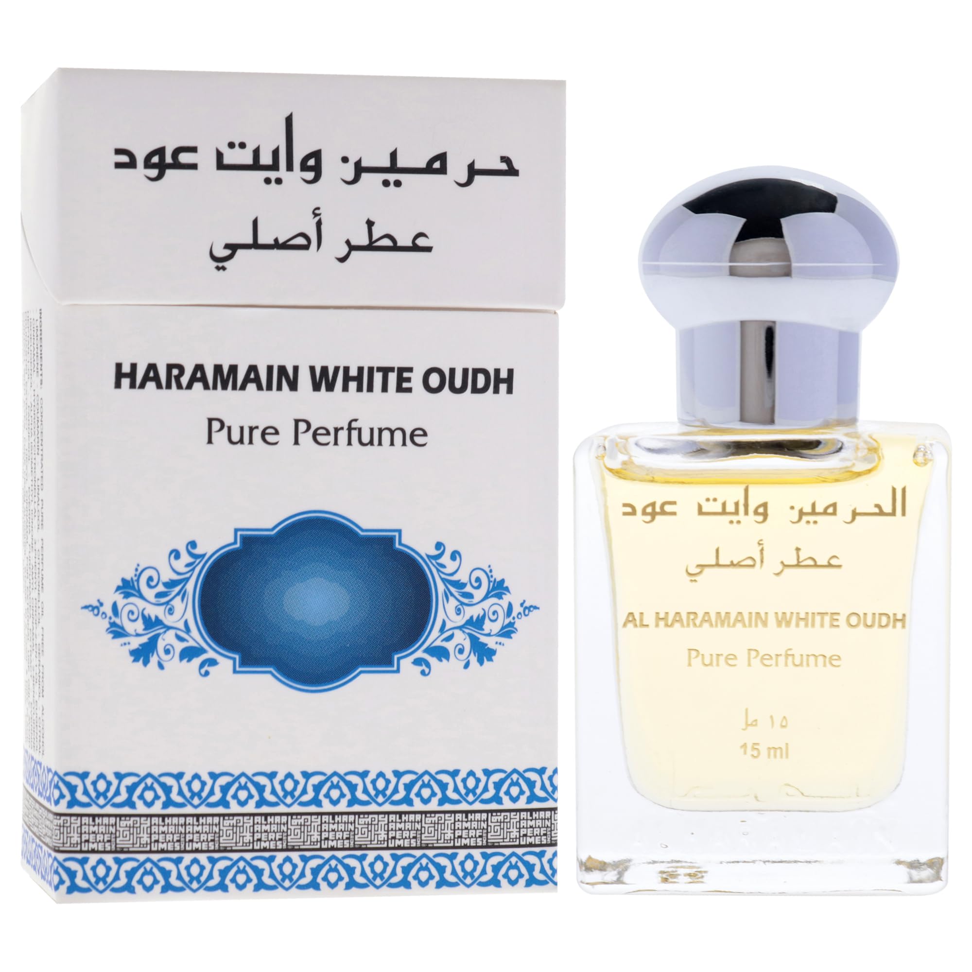 White Oudh by Al Haramain for Unisex Adult - 0.5 oz Parfum Oil Rollerball