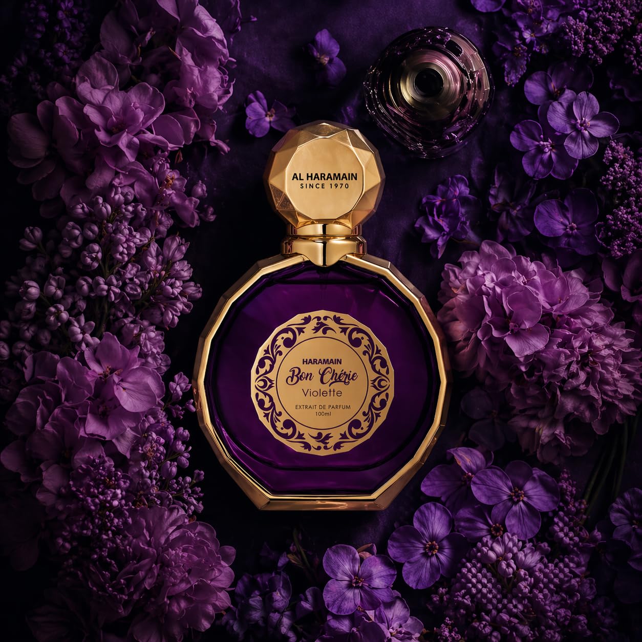 Al Haramain Bon Cherie Violette Extrait De Parfum Spray for Women, 3.4 Ounce
