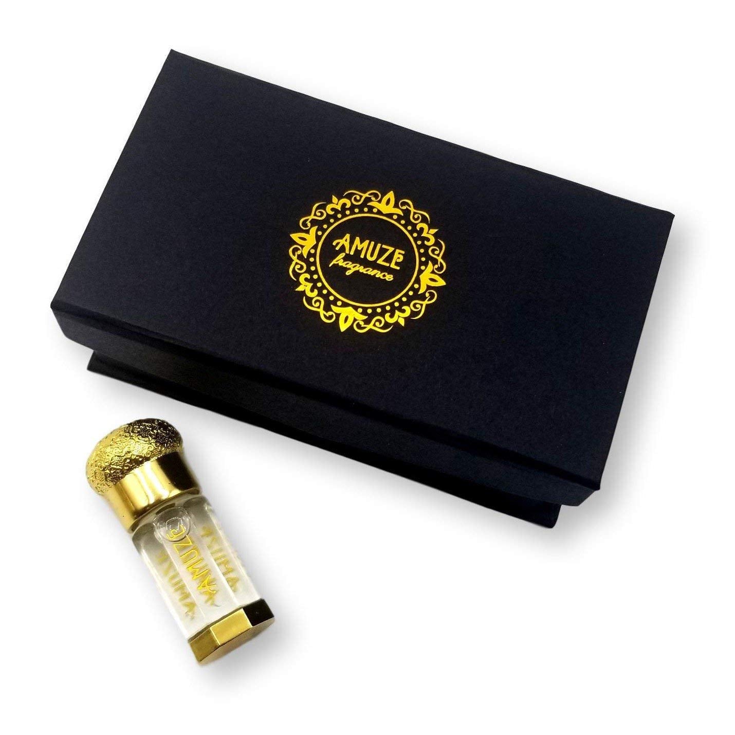 Amuze Fragrance Damascus Rose, 12 ml - METAL | Premium Perfume Oil | Attar Oil | Alcohol-Free | Vegan & Cruelty-Free