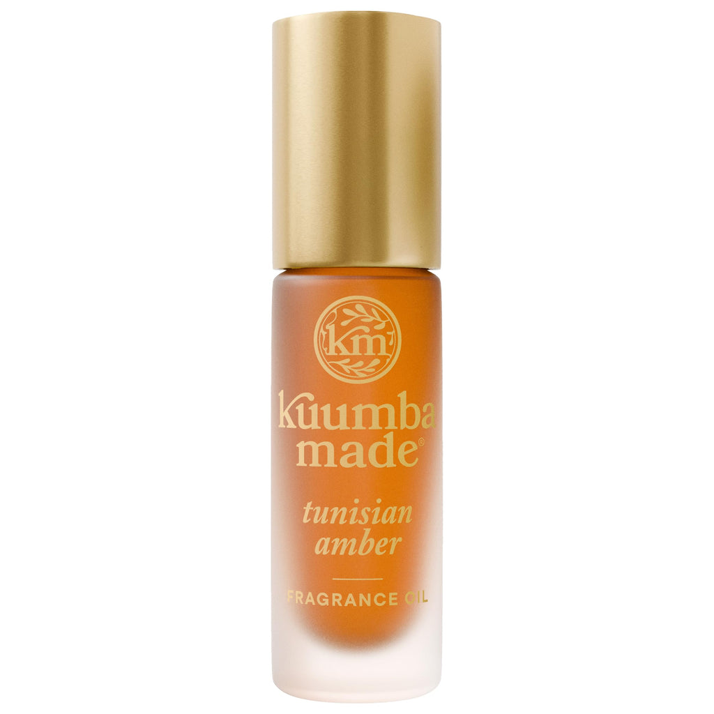 Kuumba Made Tunisian Amber Fragrance Oil, Long-Lasting Scented Oil Perfume Roller, Vegan, Alcohol-Free, 0.15 Fl Oz