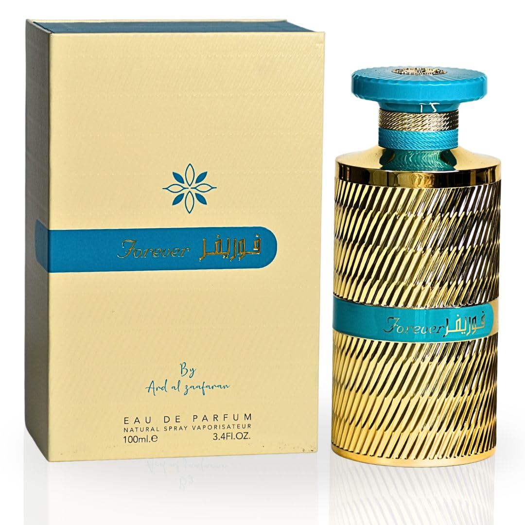 Ard Al Zaafaran Forever Gold & Eau De Parfum For Women Spray 100ML (3.4 OZ) Arabian Perfume For Women Captivating Fragrance Long Lasting Perfume For Women The Essence of Arabian Heritage